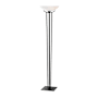 Hubbardton Forge Taper 71" Tall Buffet Floor Lamp Black / White