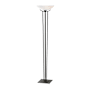 Hubbardton Forge Taper 71" Tall Buffet Floor Lamp Natural Iron / White