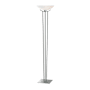 Hubbardton Forge Taper 71" Tall Buffet Floor Lamp Vintage Platinum / White