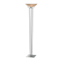 Hubbardton Forge Taper 71" Tall Buffet Floor Lamp Vintage Platinum / Sand