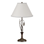 Hubbardton Forge Leaf 27" Tall Buffet Table Lamp Bronze / Natural Anna