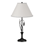 Hubbardton Forge Leaf 27" Tall Buffet Table Lamp Black / Natural Anna