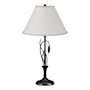 Hubbardton Forge Leaf 27" Tall Buffet Table Lamp Oil Rubbed Bronze / Natural Anna