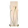 Hubbardton Forge Leaf 18" Tall Buffet Table Lamp Modern Brass / Opal