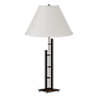 Hubbardton Forge Metra 27" Tall Buffet Table Lamp Bronze / Natural Anna