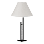 Hubbardton Forge Metra 27" Tall Buffet Table Lamp Black / Natural Anna