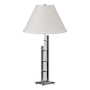 Hubbardton Forge Metra 27" Tall Buffet Table Lamp Vintage Platinum / Natural Anna
