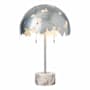 Hubbardton Forge Pangea 2 Light 24" Tall Buffet Table Lamp Sterling / Lilac