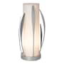 Hubbardton Forge Dahlia 19" Tall Buffet Table Lamp Sterling / Opal