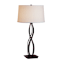 Hubbardton Forge Almost Infinity 27" Tall Buffet Table Lamp Bronze / Natural Anna