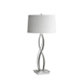 Hubbardton Forge Almost Infinity 27" Tall Buffet Table Lamp Vintage Platinum / Natural Anna