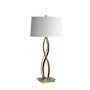 Hubbardton Forge Almost Infinity 27" Tall Buffet Table Lamp Soft Gold / Natural Anna