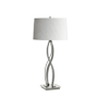 Hubbardton Forge Almost Infinity 27" Tall Buffet Table Lamp Sterling / Natural Anna
