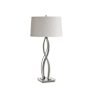 Hubbardton Forge Almost Infinity 27" Tall Buffet Table Lamp Sterling / Flax
