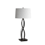 Hubbardton Forge Almost Infinity 27" Tall Buffet Table Lamp Oil Rubbed Bronze / Natural Anna