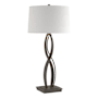 Hubbardton Forge Almost Infinity 31" Tall Buffet Table Lamp Natural Iron / Natural Anna
