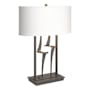 Hubbardton Forge Antasia 25" Tall Novelty Table Lamp with Customizable Fabric Shade Natural Iron / Natural Anna