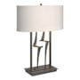 Hubbardton Forge Antasia 25" Tall Novelty Table Lamp with Customizable Fabric Shade Natural Iron / Flax