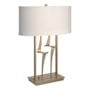 Hubbardton Forge Antasia 25" Tall Novelty Table Lamp with Customizable Fabric Shade Soft Gold / Flax