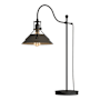Hubbardton Forge Henry 28" Tall Gooseneck Table Lamp Black / Dark Smoke