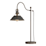 Hubbardton Forge Henry 28" Tall Gooseneck Table Lamp Bronze / Natural Iron