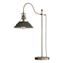 Hubbardton Forge Henry 28" Tall Gooseneck Table Lamp Soft Gold / Natural Iron