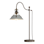 Hubbardton Forge Henry 28" Tall Gooseneck Table Lamp Bronze / Vintage Platinum