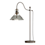 Hubbardton Forge Henry 28" Tall Gooseneck Table Lamp Bronze / Sterling