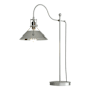 Hubbardton Forge Henry 28" Tall Gooseneck Table Lamp Vintage Platinum / Sterling