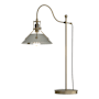 Hubbardton Forge Henry 28" Tall Gooseneck Table Lamp Soft Gold / Sterling