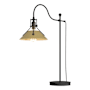 Hubbardton Forge Henry 28" Tall Gooseneck Table Lamp Black / Modern Brass