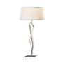 Hubbardton Forge Facet 34" Tall Buffet Table Lamp Dark Smoke / Natural Anna