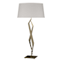 Hubbardton Forge Facet 34" Tall Buffet Table Lamp Soft Gold / Flax