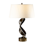 Hubbardton Forge Folio 26" Tall Buffet Table Lamp Bronze / Natural Anna