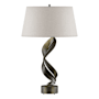 Hubbardton Forge Folio 26" Tall Buffet Table Lamp Dark Smoke / Flax