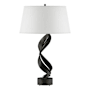 Hubbardton Forge Folio 26" Tall Buffet Table Lamp Black / Natural Anna