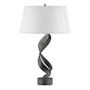 Hubbardton Forge Folio 26" Tall Buffet Table Lamp Natural Iron / Natural Anna