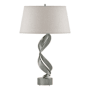 Hubbardton Forge Folio 26" Tall Buffet Table Lamp Sterling / Flax