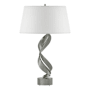 Hubbardton Forge Folio 26" Tall Buffet Table Lamp Sterling / Natural Anna