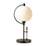 Hubbardton Forge Pluto 20" Tall Buffet Table Lamp Bronze / Opal