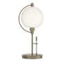 Hubbardton Forge Pluto 20" Tall Buffet Table Lamp Soft Gold / Opal