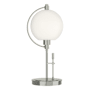 Hubbardton Forge Pluto 20" Tall Buffet Table Lamp Sterling / Opal Glass