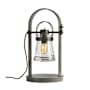 Hubbardton Forge Erlenmeyer 20" Tall Accent Table Lamp Dark Smoke / Clear