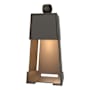 Hubbardton Forge Revere 19" Tall Outdoor Wall Sconce Coastal Dark Smoke