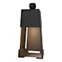 Hubbardton Forge Revere 19" Tall Outdoor Wall Sconce Coastal Black