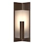 Hubbardton Forge Summit 19" Tall Outdoor Wall Sconce Coastal Bronze / Frosted
