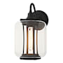 Hubbardton Forge Fairwinds 12" Tall Outdoor Wall Sconce Coastal Black