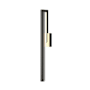 Hubbardton Forge Edge 32" Tall LED Outdoor Wall Sconce Coastal Natural Iron / Seedy