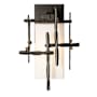 Hubbardton Forge Tura 14" Tall Outdoor Wall Sconce Coastal Oil Rubbed Bronze