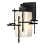 Hubbardton Forge Tura 14" Tall Outdoor Wall Sconce Coastal Black